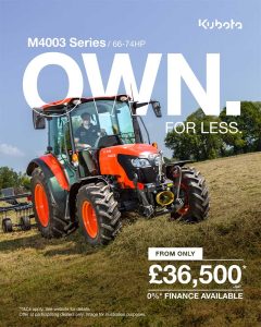 M4003 OWN FOR LESS – Kubota